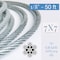 Laureola Industries 1/8" Stainless Steel Aircraft Wire Rope 304 Grade 7x7- 50 ft ZAG18-SS304-77-50 - alternate 2